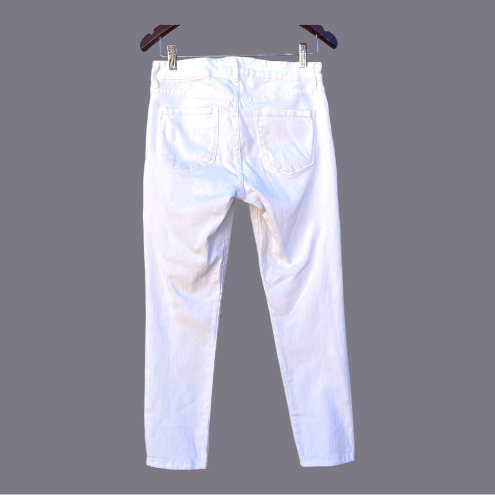 NINE WEST Women's Gramercy Skinny Ankle Length Jean White Size 6 - Picture 3 of 8
